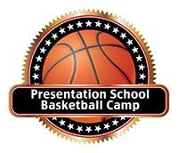 Presentation School Basketball Camp Logo